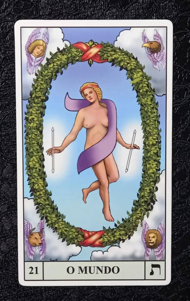 O Mundo - Tarot Rider-Waite